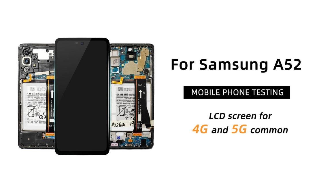 Comparison video of Samsung A52 4G and A52 5G oled testing, to learn more please contact KNIJICO.